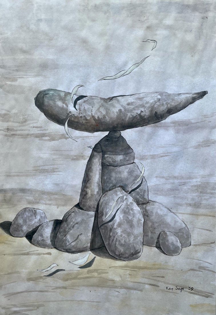 kay sage (Gouache on Paper (1 of 6)