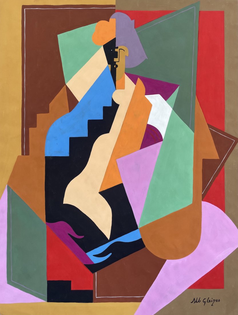 Albert Gleizes (Gouache on Paper) (1 of 6)