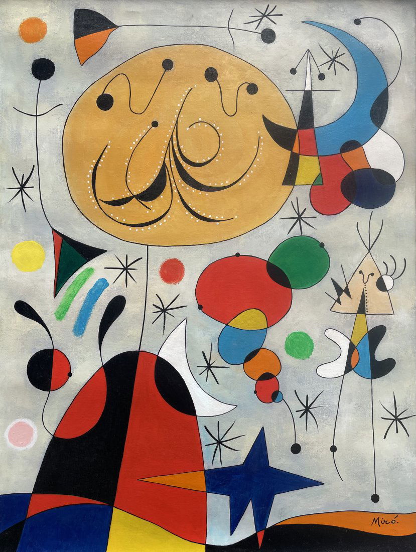 Joan Miro (Oil on Canvas) (1 of 6)