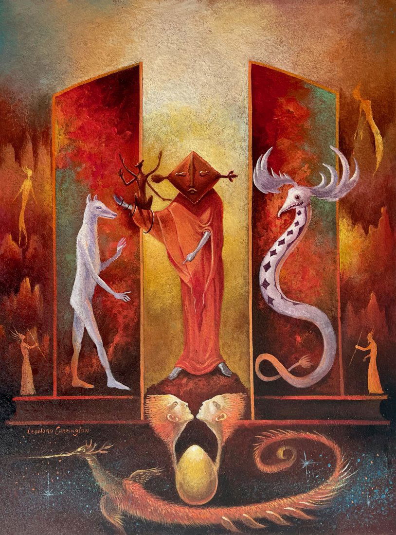 Leonora Carrington (Mixed media on paper) (1 of 6)