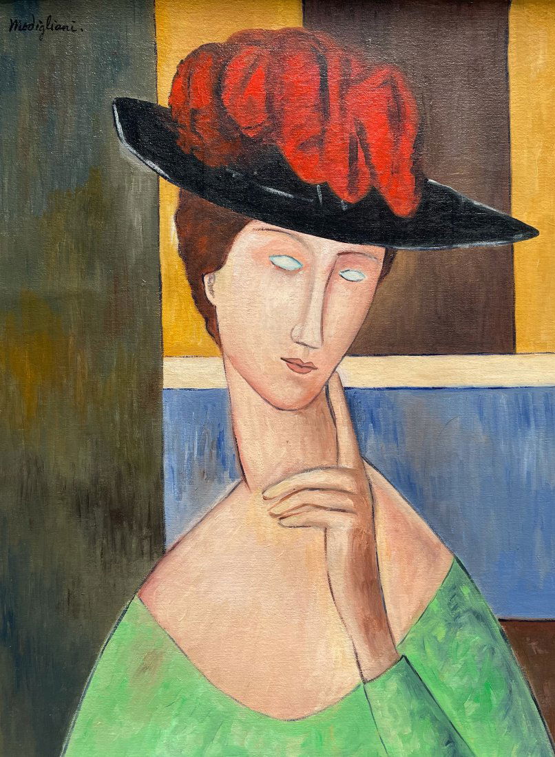 Amedeo Modigliani (Oil on Canvas) (1 of 6)