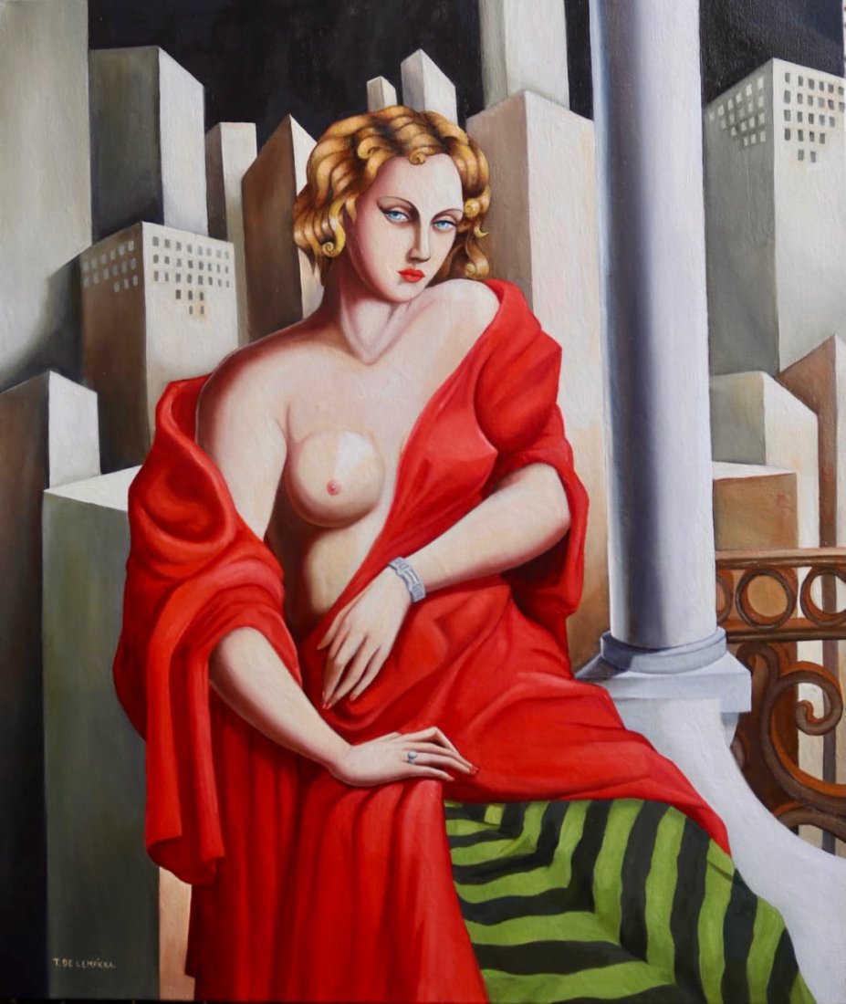 Tamara de Lempicka (Oil on canvas) (1 of 6)