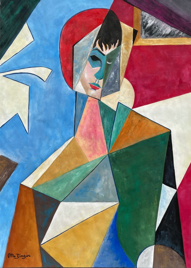 Jean Metzinger (Watercolor on Paper) (1 of 6)
