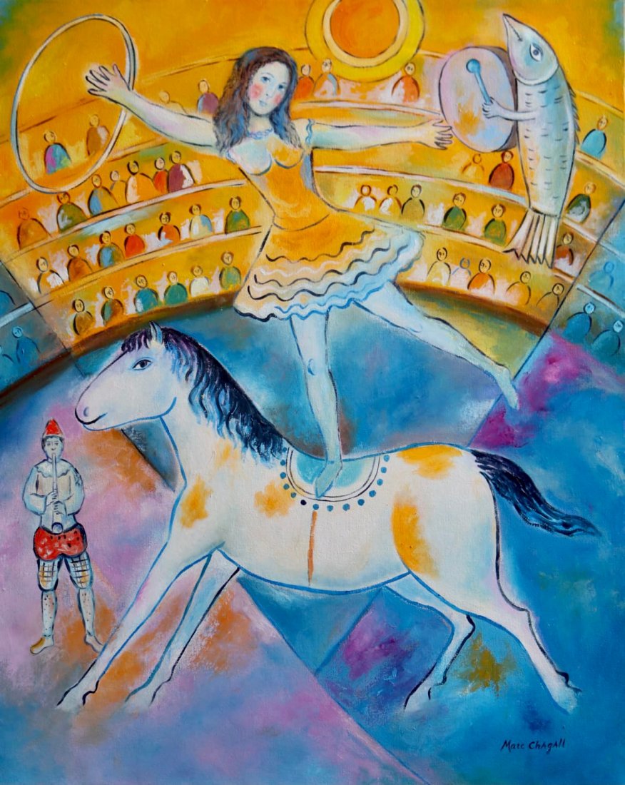Marc Chagall (Oil on Canvas) (1 of 6)