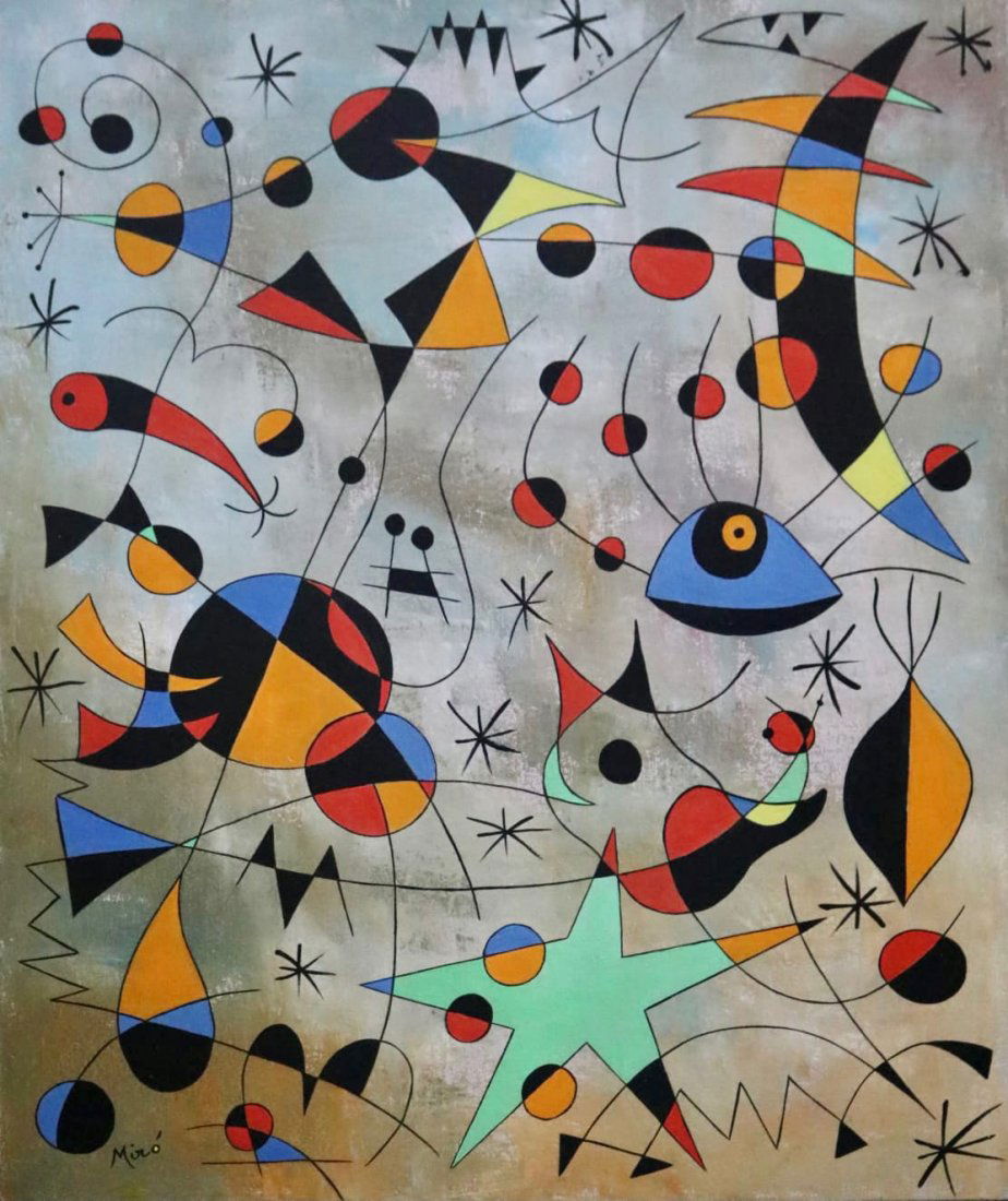 Joan Miro (Oil on Canvas) (1 of 6)