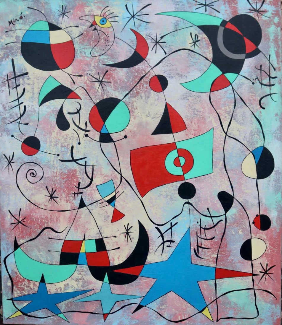 Joan Miro (Oil on Canvas) (1 of 6)
