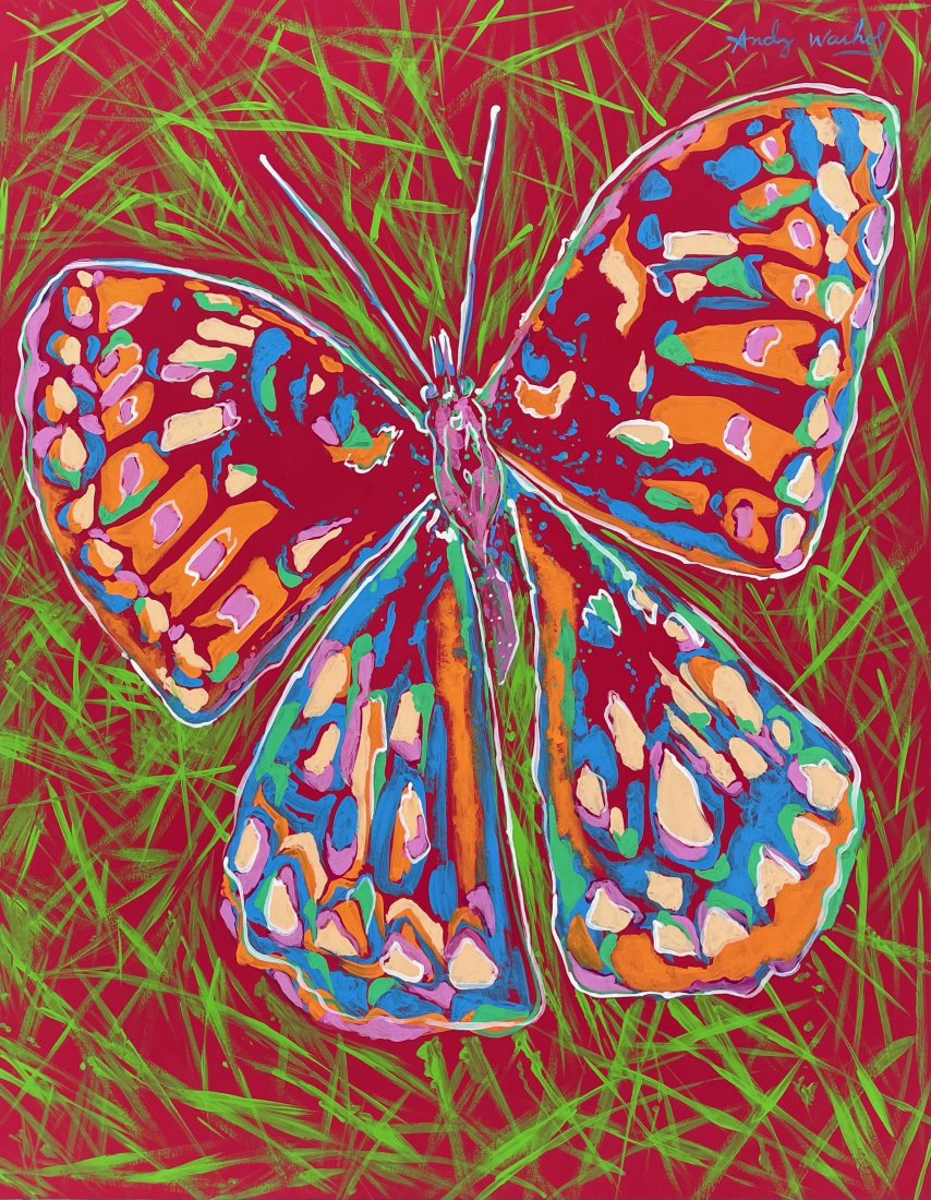 Andy Warhol (Gouache on paper) (1 of 6)