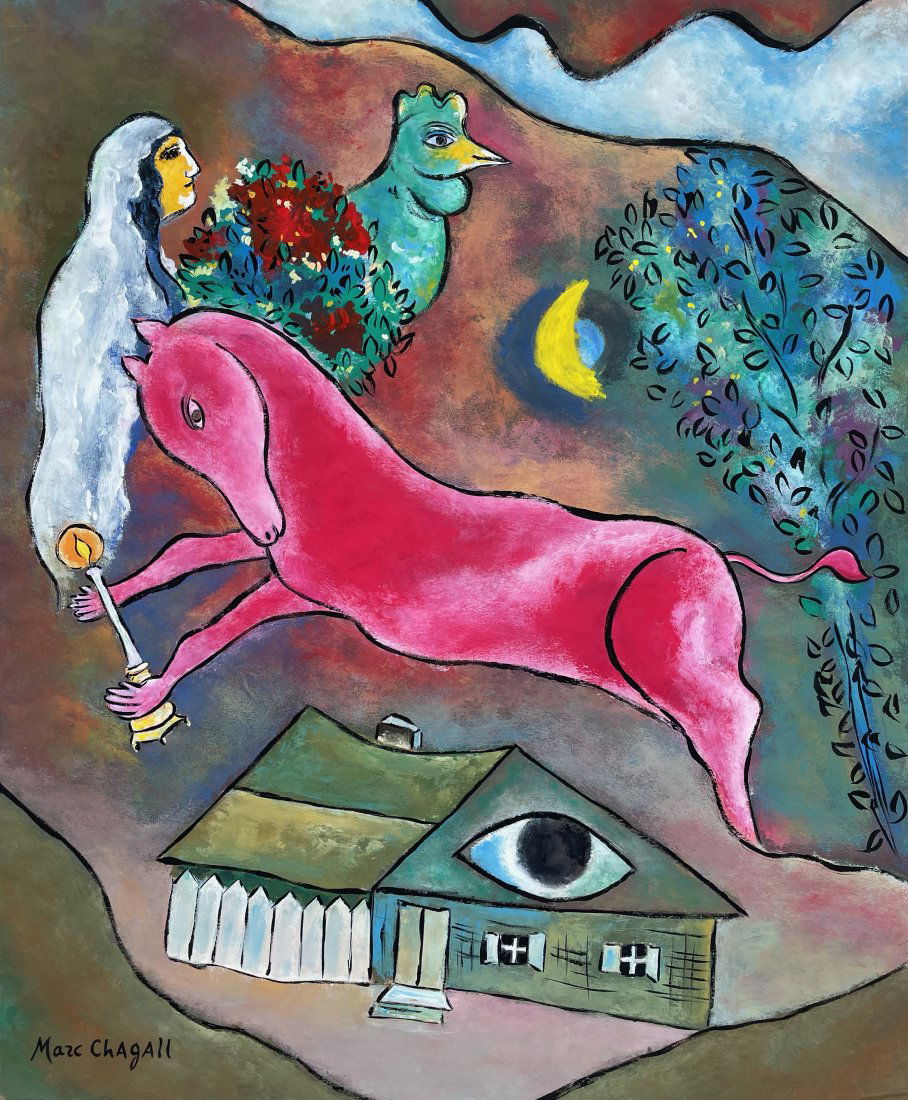 Marc Chagall (Gouache on Paper) (1 of 6)