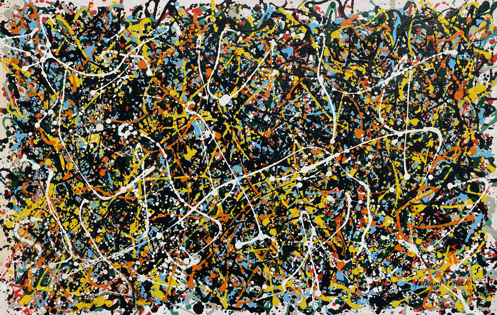 Jackson Pollock (Oil on Canvas) (1 of 6)
