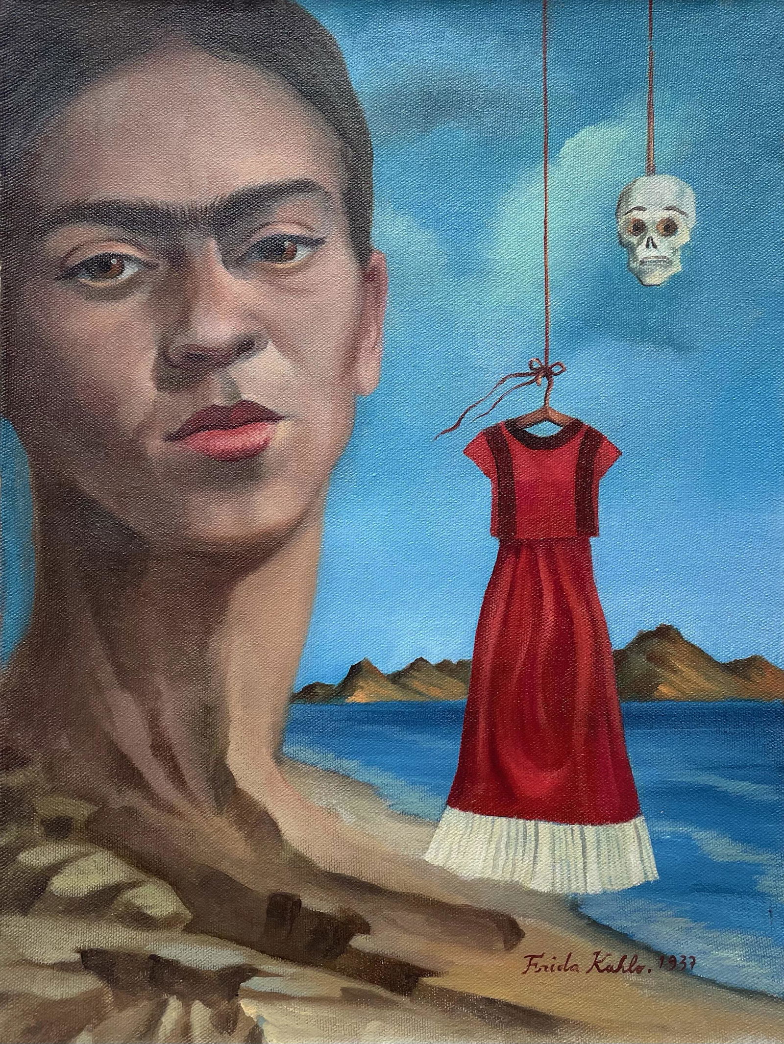 Frida Kahlo (Oil on Canvas) (1 of 6)