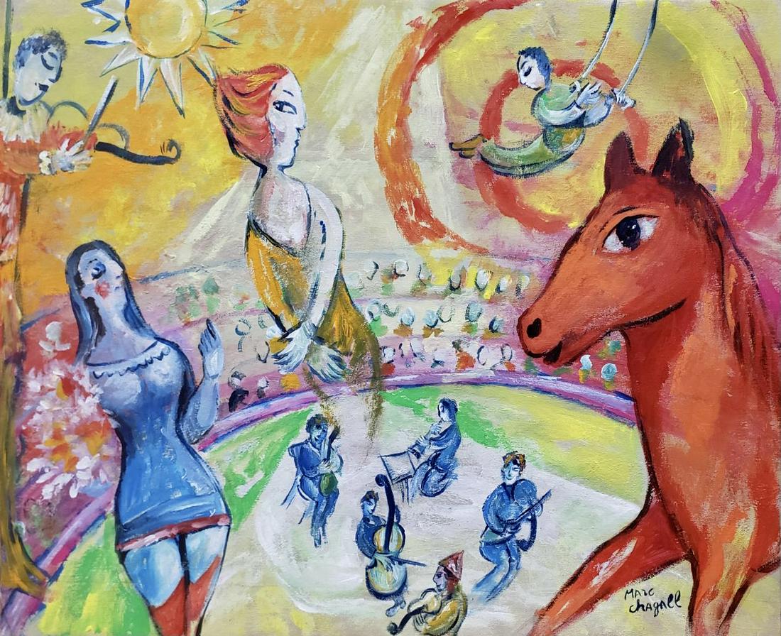 Marc Chagall (Oil on Canvas) (1 of 6)
