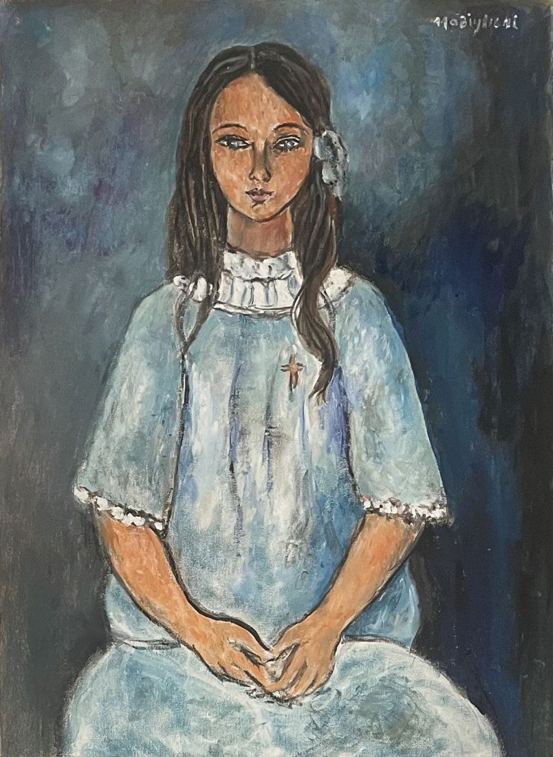 Amedeo Modigliani (Oil on Canvas) (1 of 3)