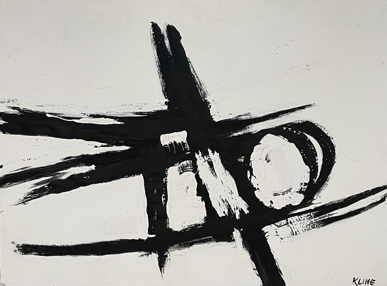 Franz Kline (Oil on Card Board) (1 of 3)