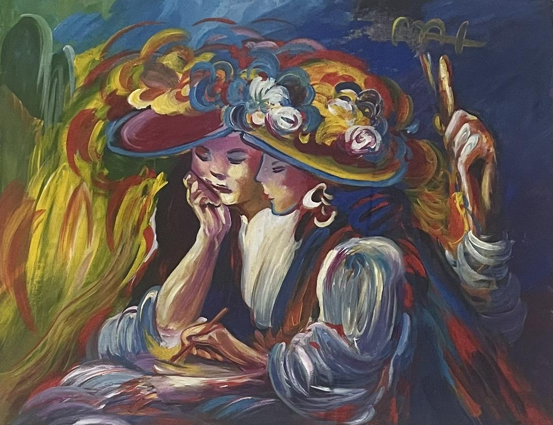 Peter Max (Acrylic on Canvas) (1 of 3)