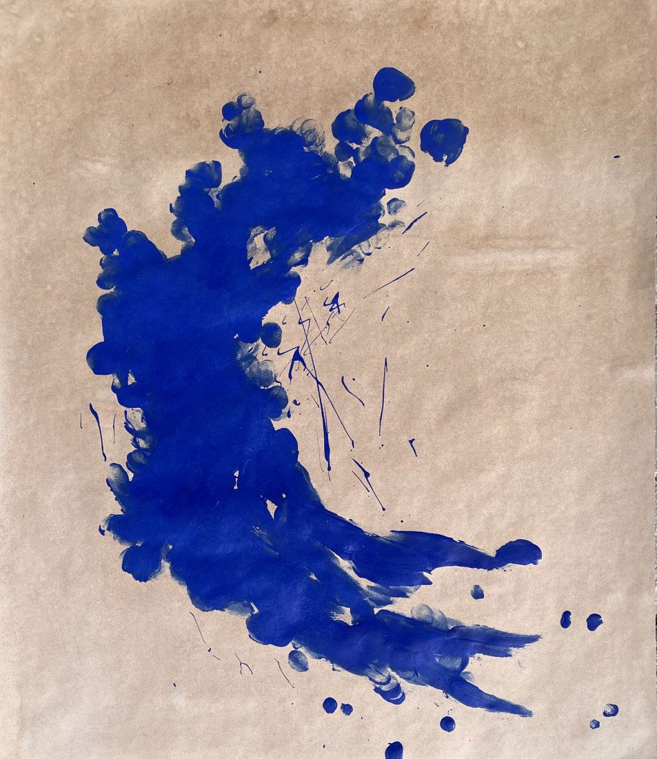 Yves Klein (Mixed Media on Paper) (1 of 3)