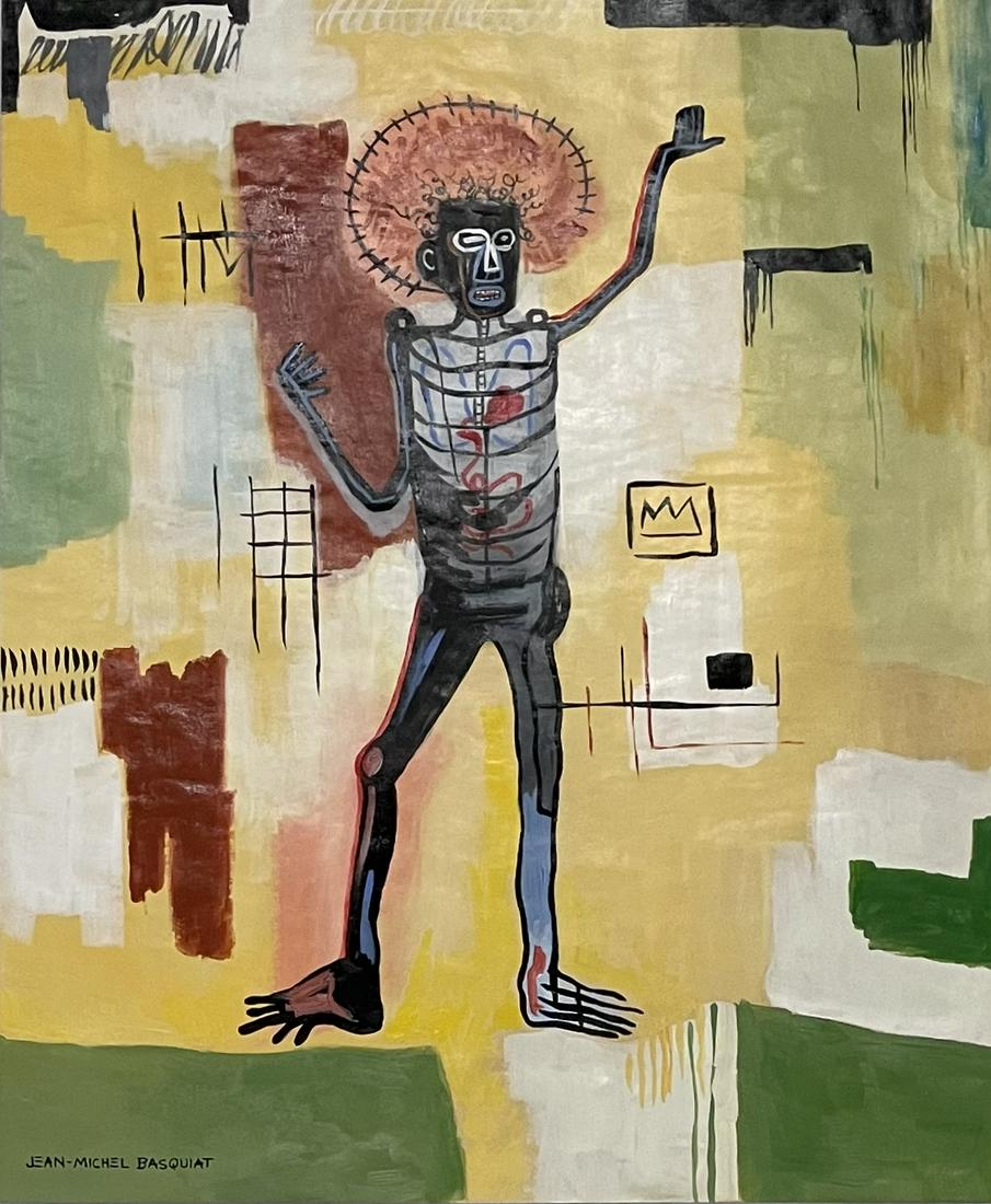 Jean Michel Basquiat (Mixed Media on paper) (1 of 3)