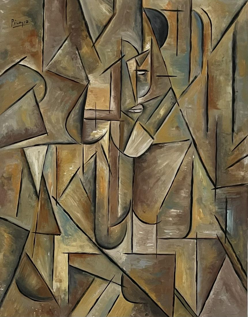 Pablo Picasso (Watercolor on Paper) (1 of 3)