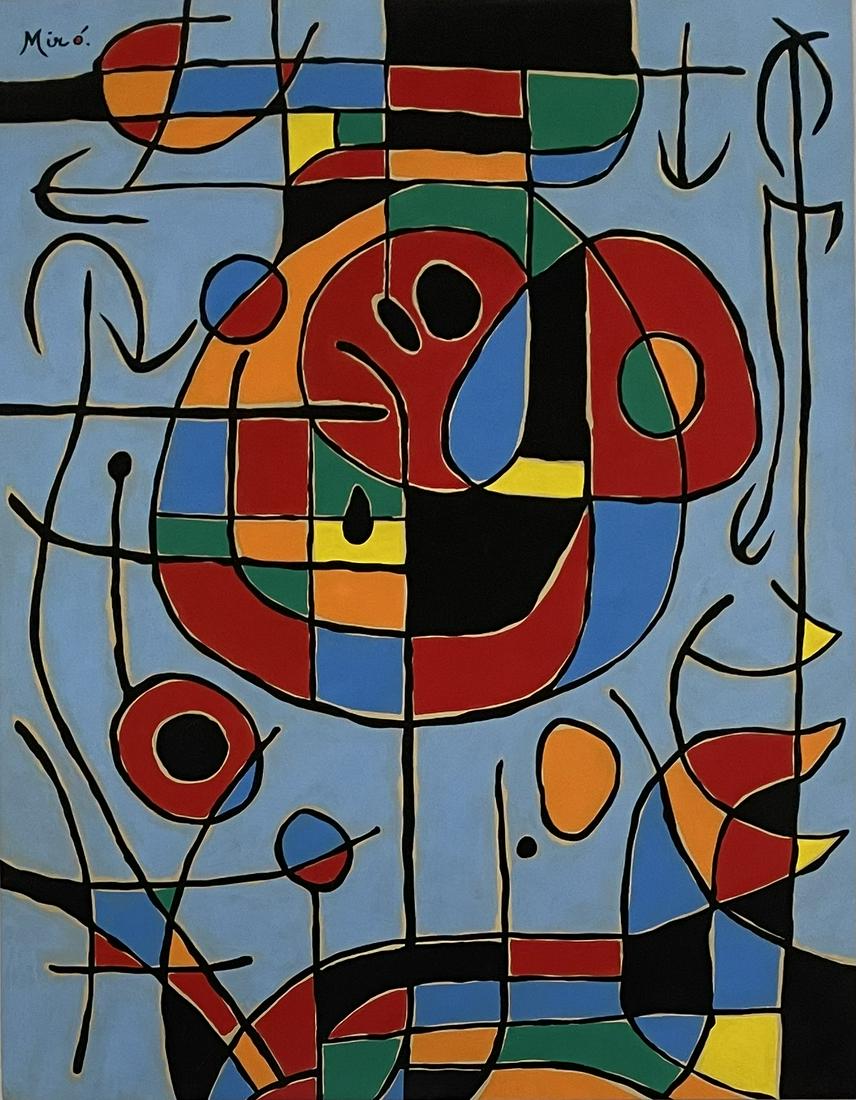 Joan Miro (Gouache on paper) (1 of 3)