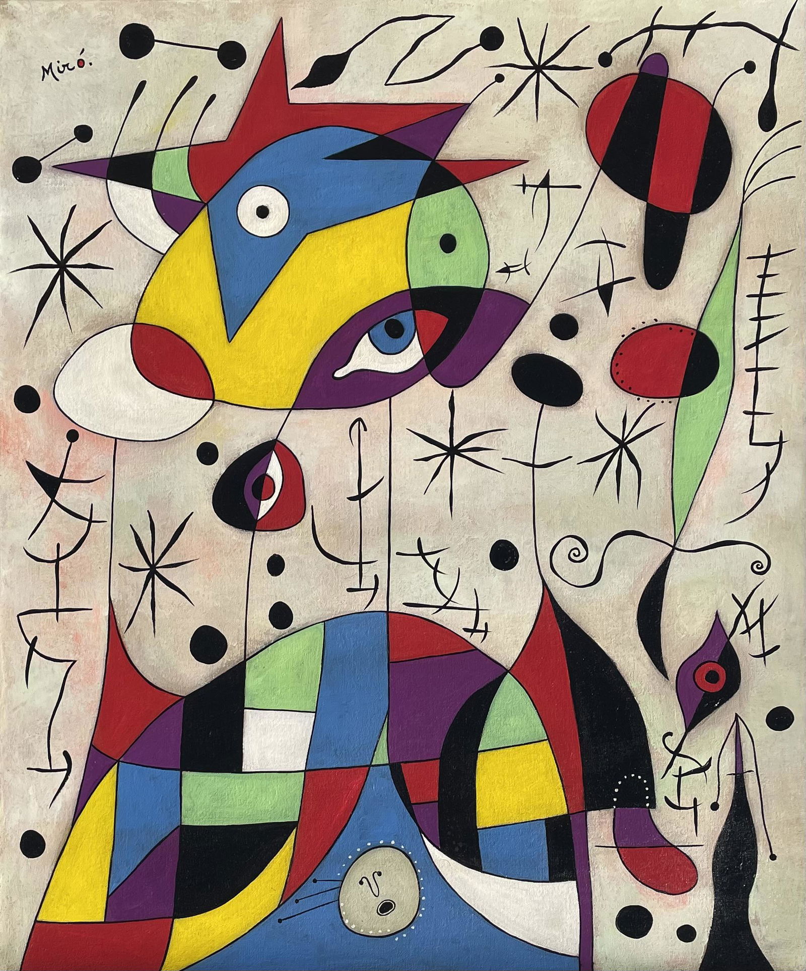 Joan Miro (Oil on Canvas) (1 of 3)