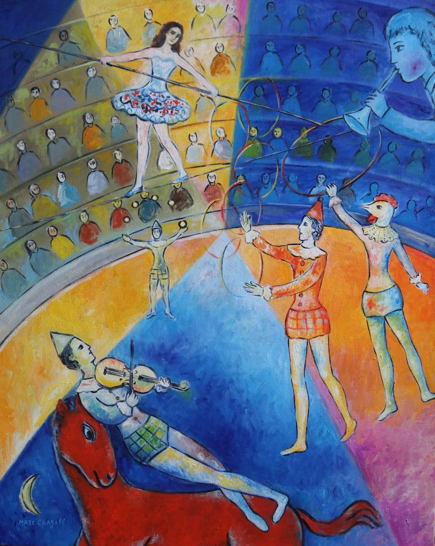 Marc Chagall (Oil on Canvas) (1 of 3)