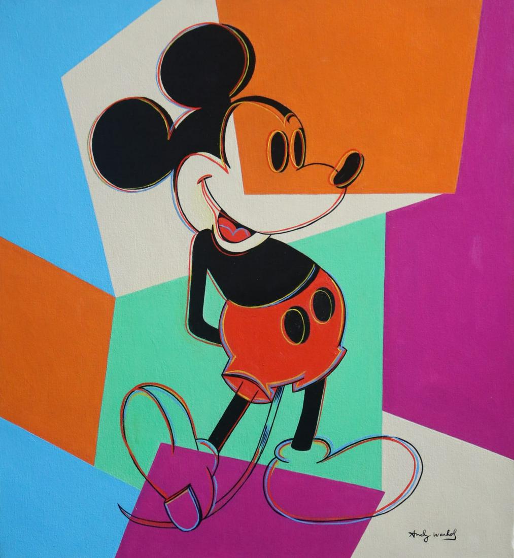 Andy Warhol (Oil on Canvas) (1 of 4)