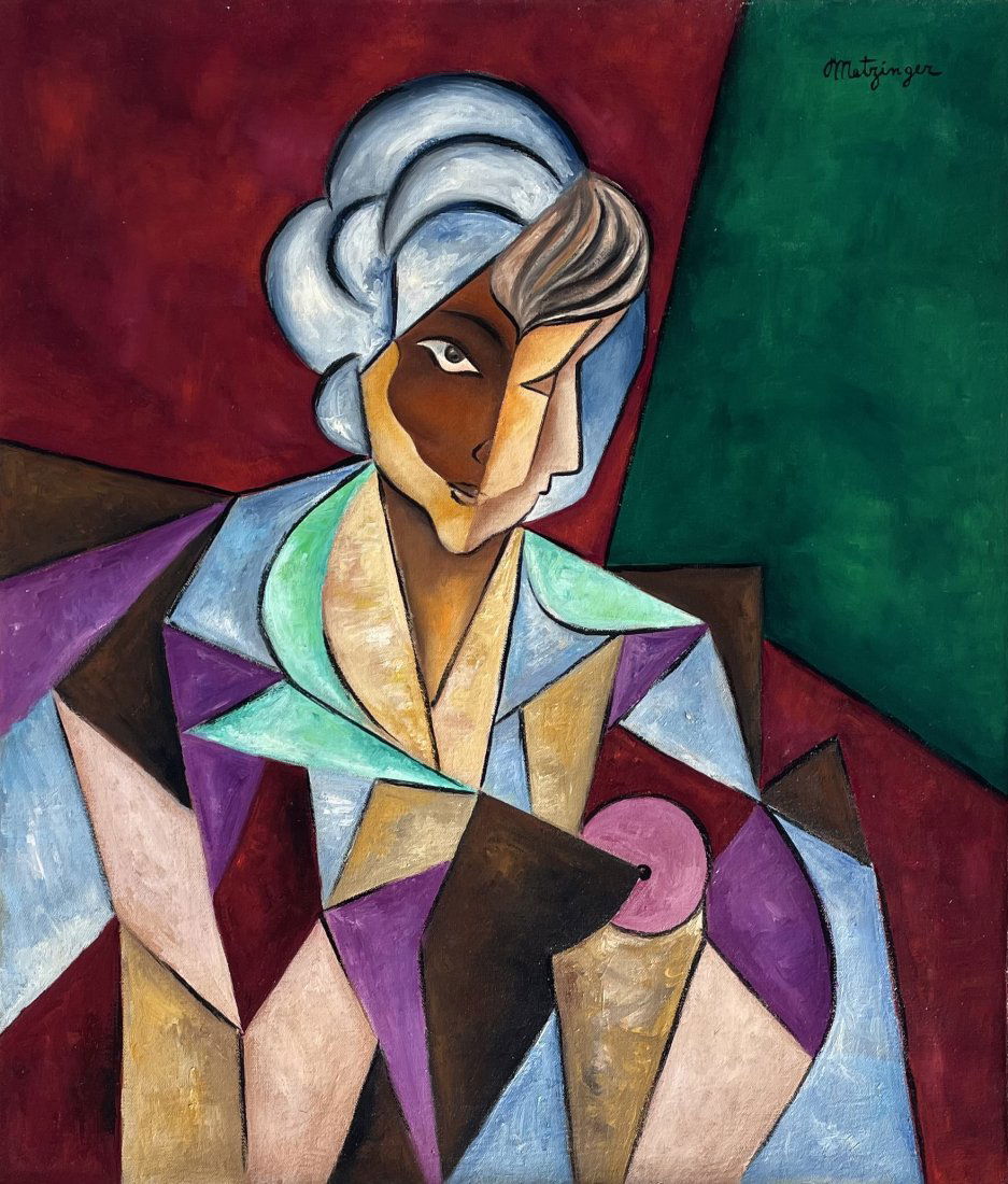 Jean Metzinger (Oil on Canvas) (1 of 3)