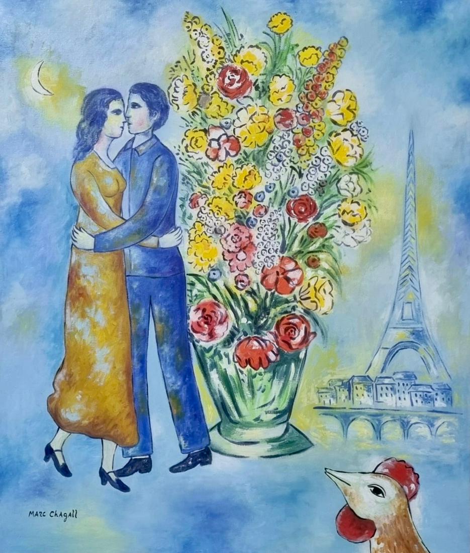 Marc Chagall (Oil on Canvas) (1 of 3)