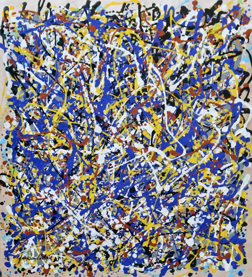 Jackson Pollock (Enamel on Paper) (1 of 3)
