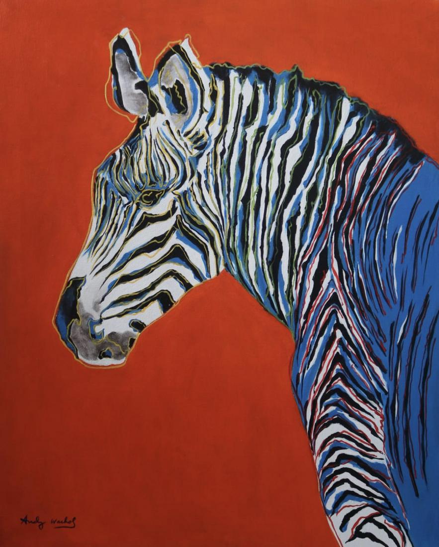 Andy Warhol (Oil on Canvas) (1 of 3)