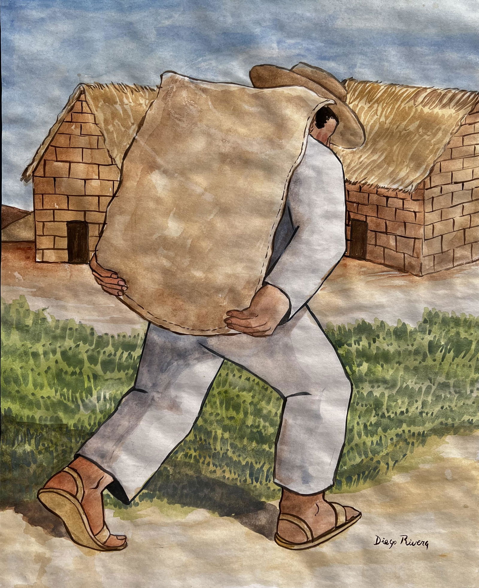 Diego Rivera (Watercolor Paper) (1 of 3)