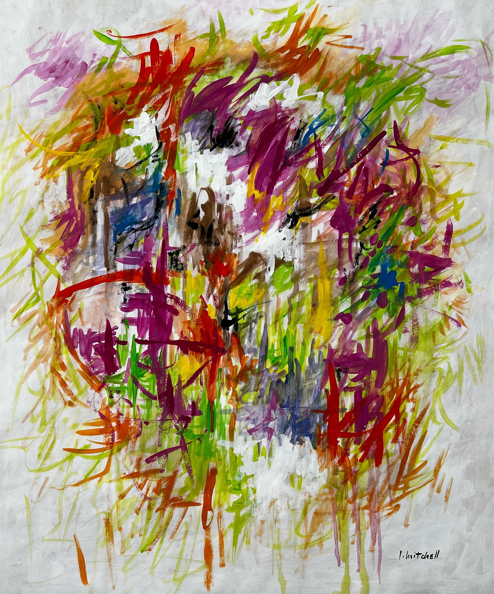 Joan Mitchell Gouache on paper) (1 of 3)