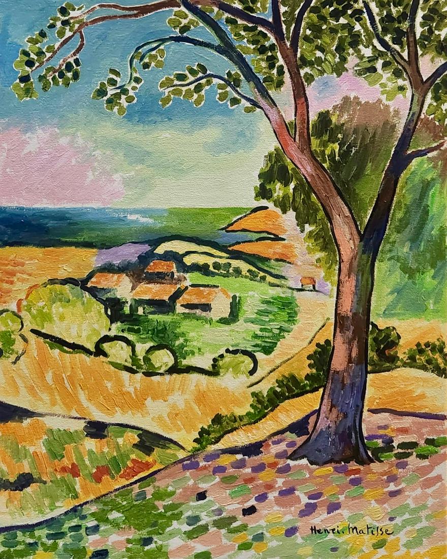 Henri Matisse (Oil on Canvas Painting ) in the style of (1 of 3)