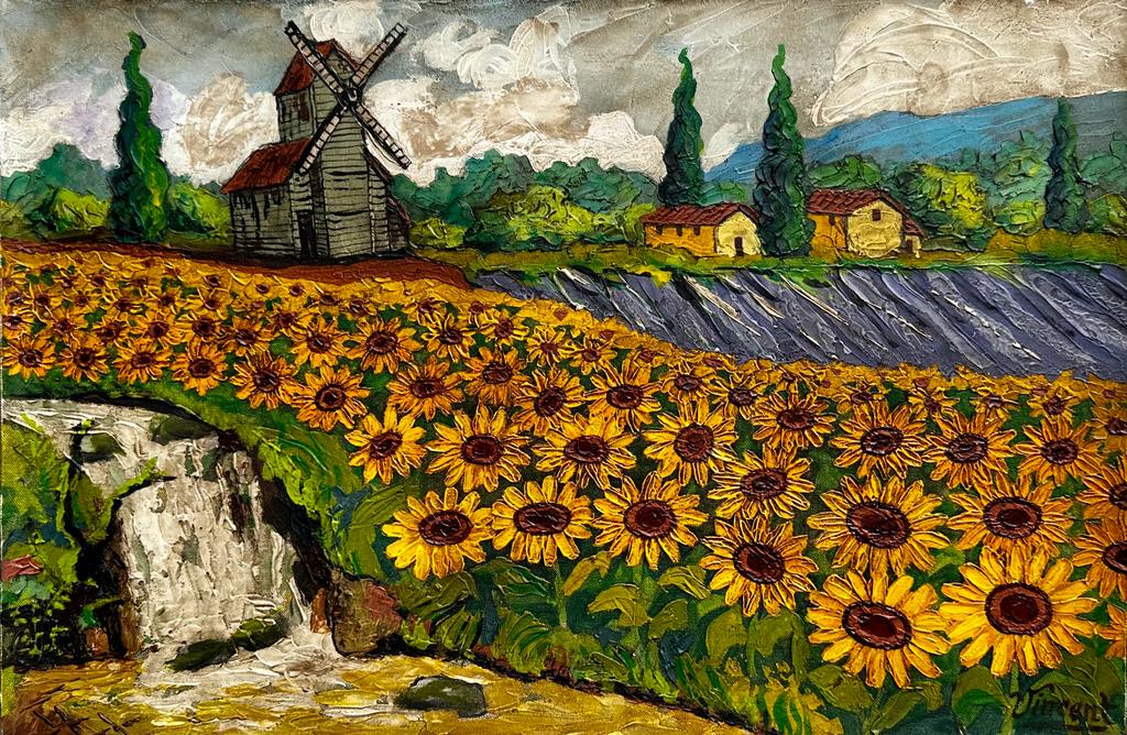 Vincent van Gogh Dutch (Oil on Canvas painting) In The Style Of (1 of 5)