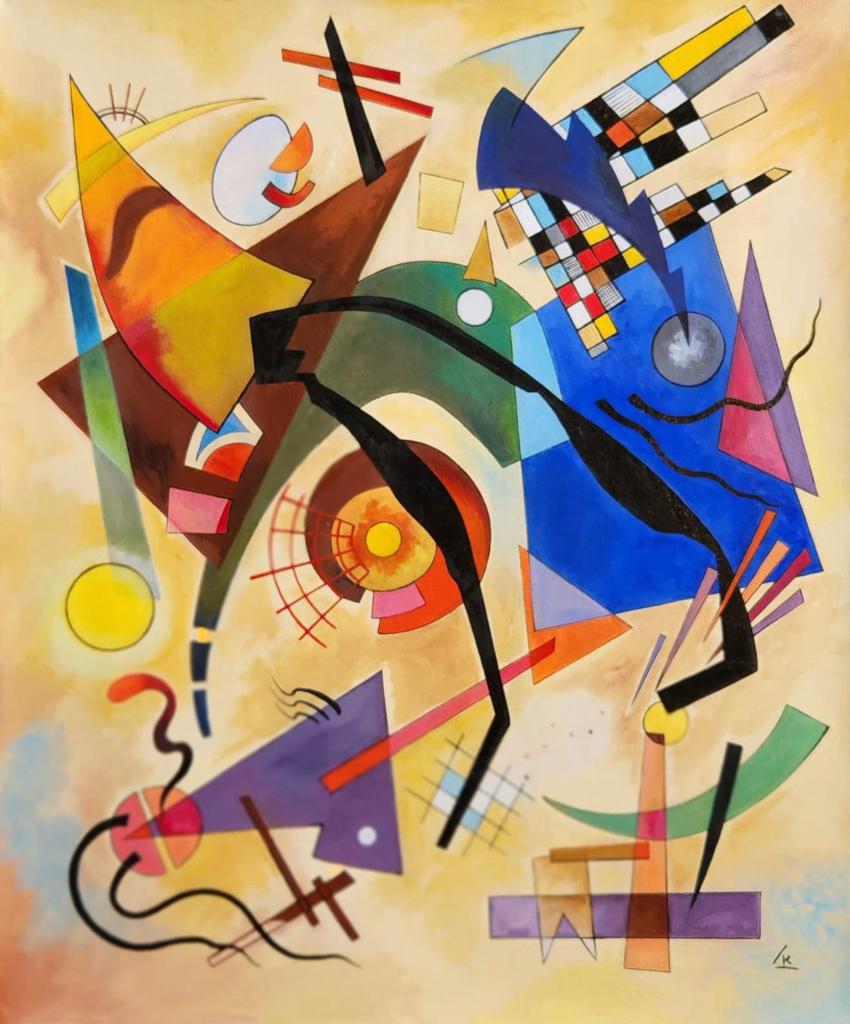 Wassily Kandinsky Russian (Oil on Canvas)  style of (1 of 5)