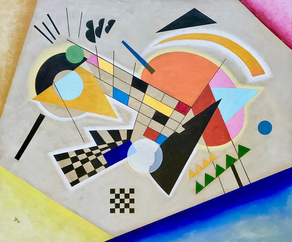 Wassily Kandinsky Russian (Oil on Canvas)  style of (1 of 5)