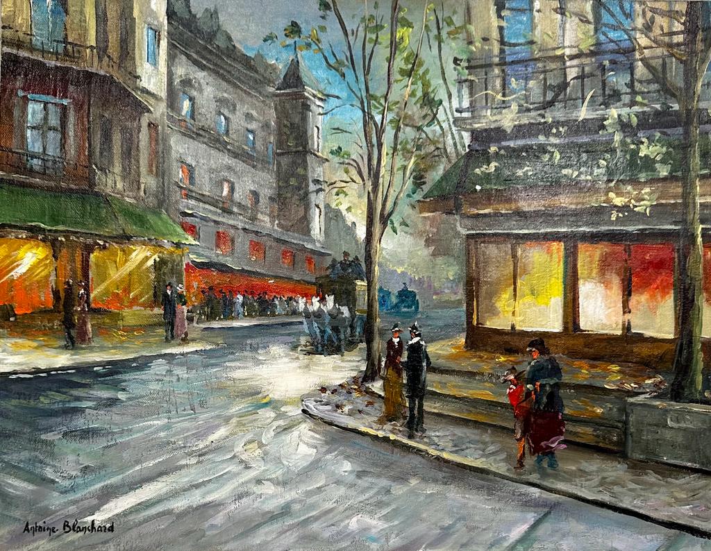 Antoine Blanchard French (Oil on Canvas Painting ) style of (1 of 4)