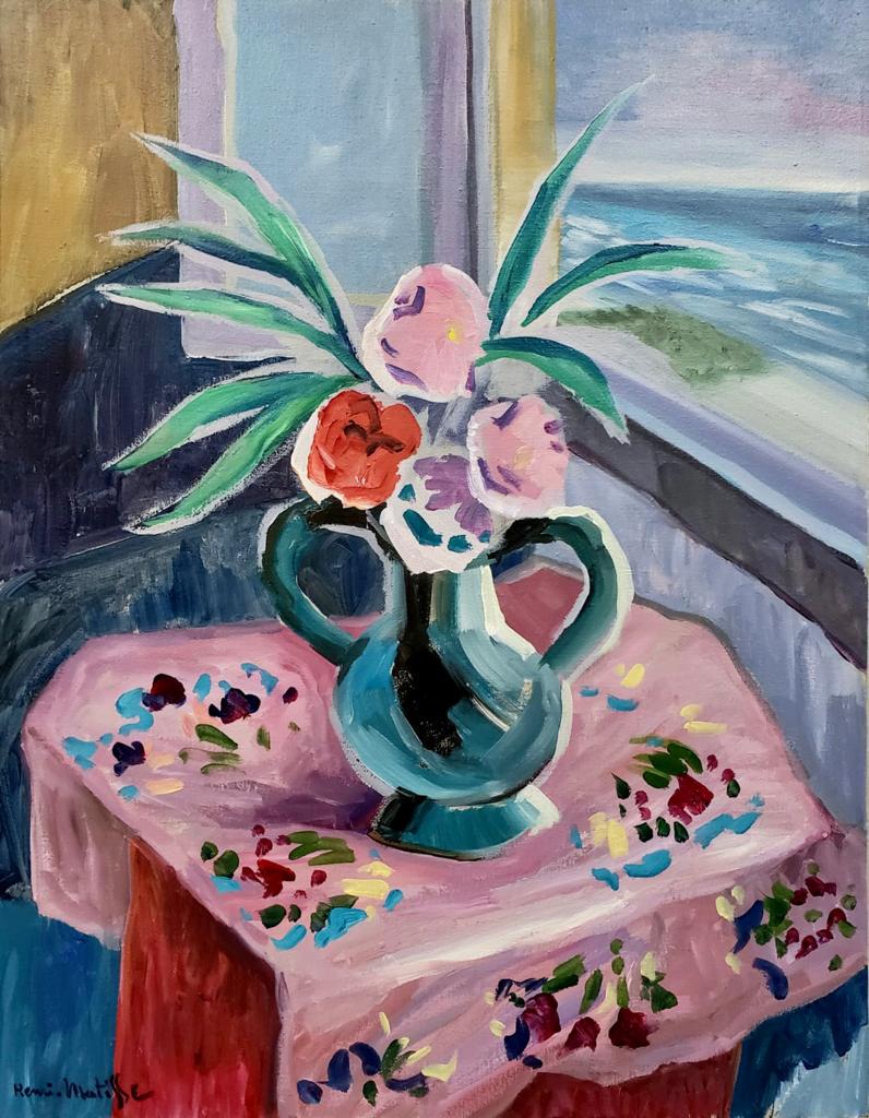 Henri Matisse 1869-1954 France (Oil on canvas pinting ) style of (1 of 3)