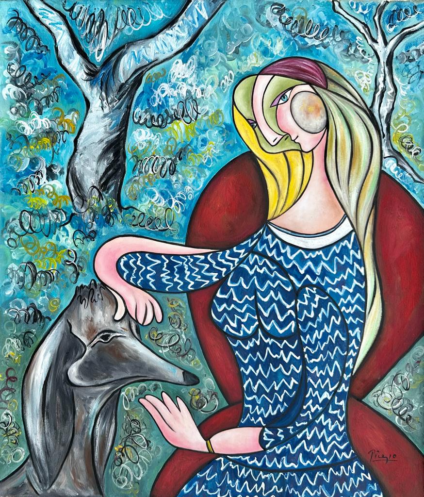 Pablo Picasso Spanish 1881 1973 (Oil on Canvas Painting) (1 of 3)