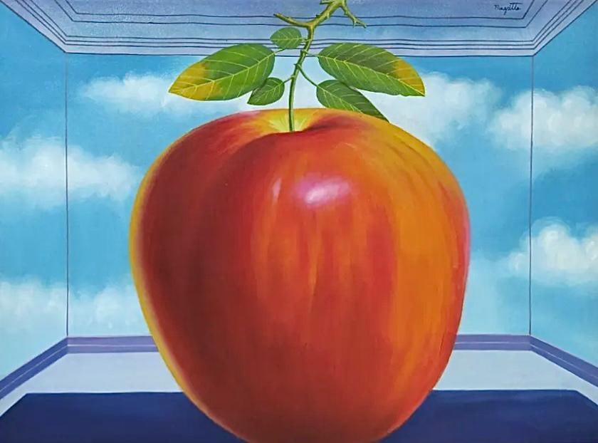 Rene Magritte Belgian 1898 - 1967 (Untitled Oil on Canvas Painting) (1 of 6)