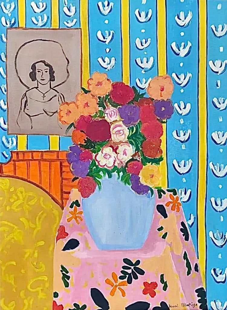 Henri Matisse French 1869-1954 (Oil on canvas painting) style of (1 of 5)