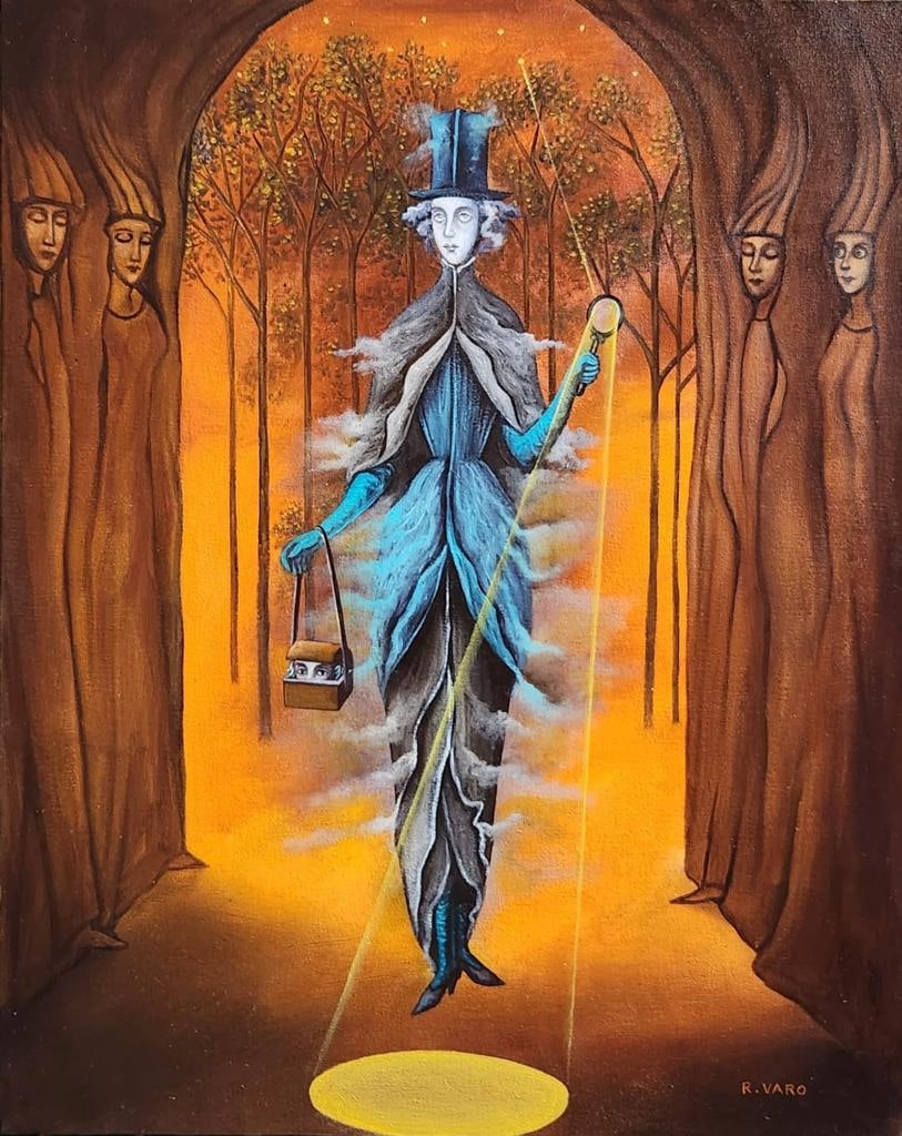 Remedios Varo Spanish 1908-1963 (Oil on canvas painting) (1 of 5)