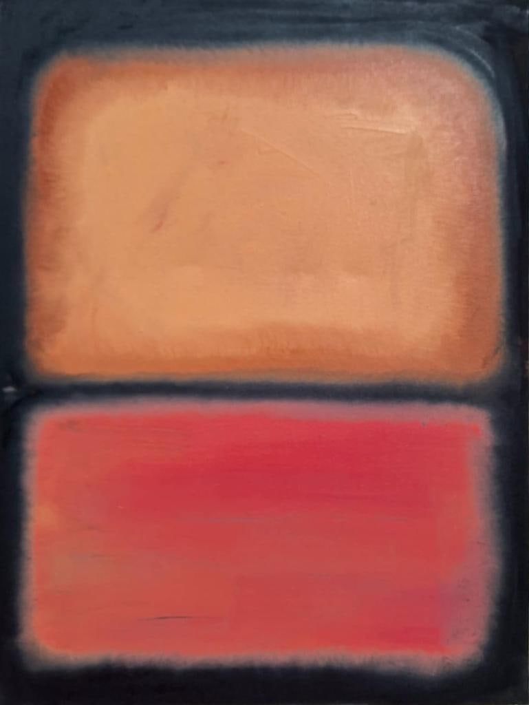 Mark Rothko Russian / American 1903 - 1970 ( Untitled Oil on canvas painting ) style of (1 of 4)