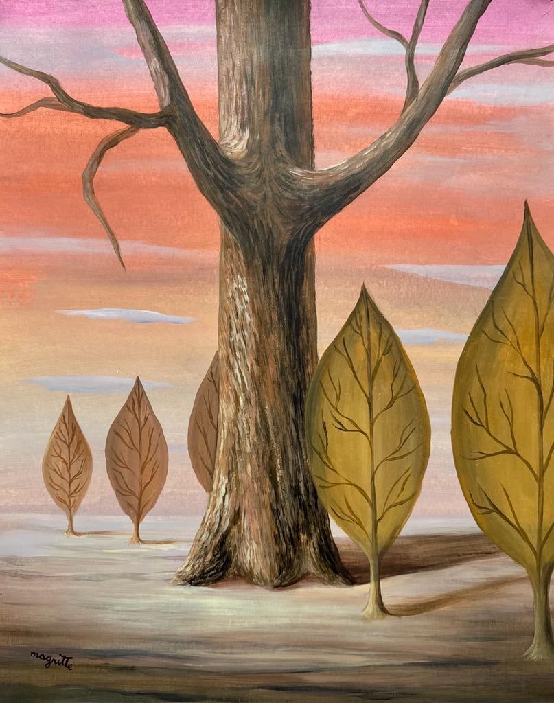 Rene Magritte Belgian 1898 - 1967 (Untitled Gouache on paper Painting) (1 of 5)