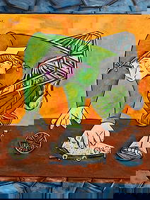 Pablo Picasso Spanish 1881 1973 Oil On Canvas Painting COA Cubism Braque Juan Gris (1 of 7)