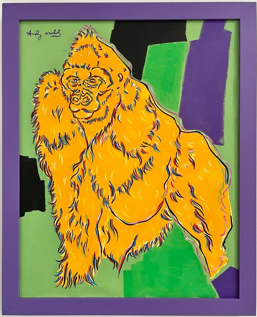 Andy Warhol American 1928-1987  Acrylic on canvas Painting Pop Art Era (1 of 6)