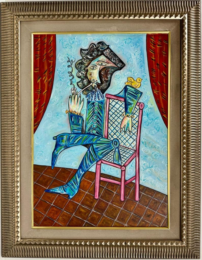 Pablo Picasso Spanish 1881 1973 Oil On Canvas Painting Francoise Gilot COA Cubism Braque Juan Gris (1 of 8)