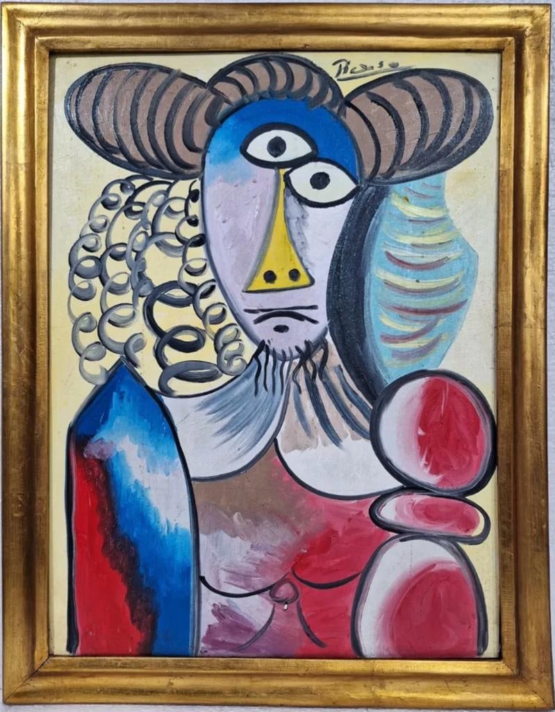 Pablo Picasso Spanish 1881 1973 Oil On Canvas Painting Francoise Gilot COA Cubism Braque Juan Gris (1 of 11)