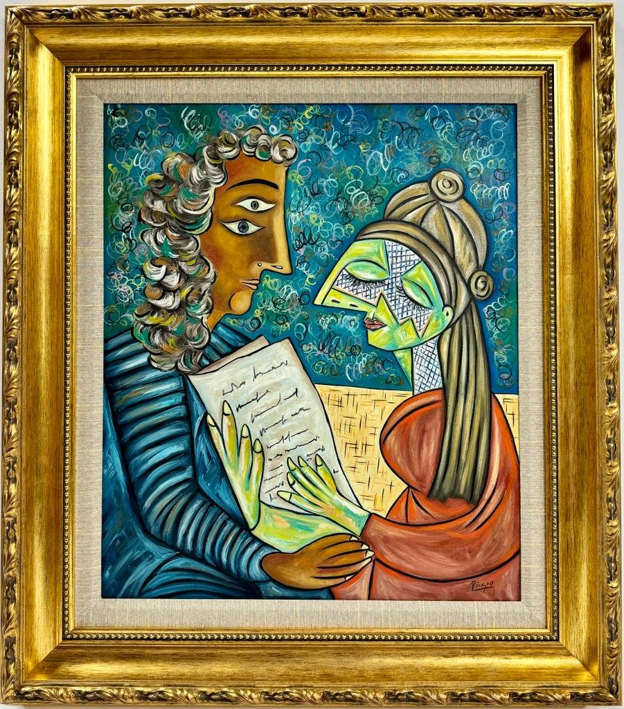 Pablo Picasso Spanish 1881 1973 Oil On Canvas Painting Francoise Gilot COA Cubism Braque Juan Gris (1 of 10)