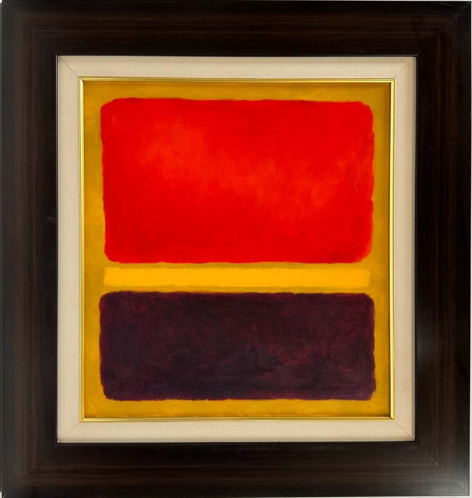 Mark Rothko Russian / American 1903 - 1970 Untitled Oil on canvas painting Appraisal Pollock Kline (1 of 10)