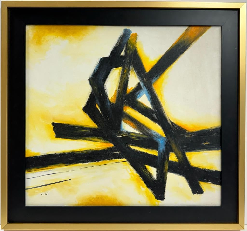 Franz Kline American Oil on canvas Painting COA Pollock. Rothko. Kline de Kooning Era (1 of 9)
